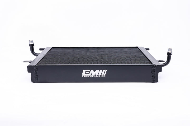 Load image into Gallery viewer, EM BMW B58 F-Series GEN 1 CHARGE AIR COOLER MANIFOLD WITH CHARGE COOLER WATER RADIATOR ‘BLACK'