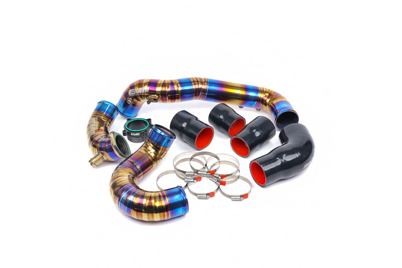 Load image into Gallery viewer, HIGH PERFORMANCE INTERCOOLER (Evo VERSION) WITH TURBO CHARGE PIPE,INLET PIPE FOR B9 C8 3.0T
