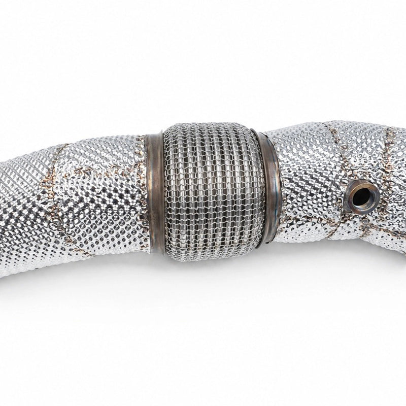 Load image into Gallery viewer, EM 4” AWD Exhaust High Flow Catless Downpipe for 2.0T MQB Platform