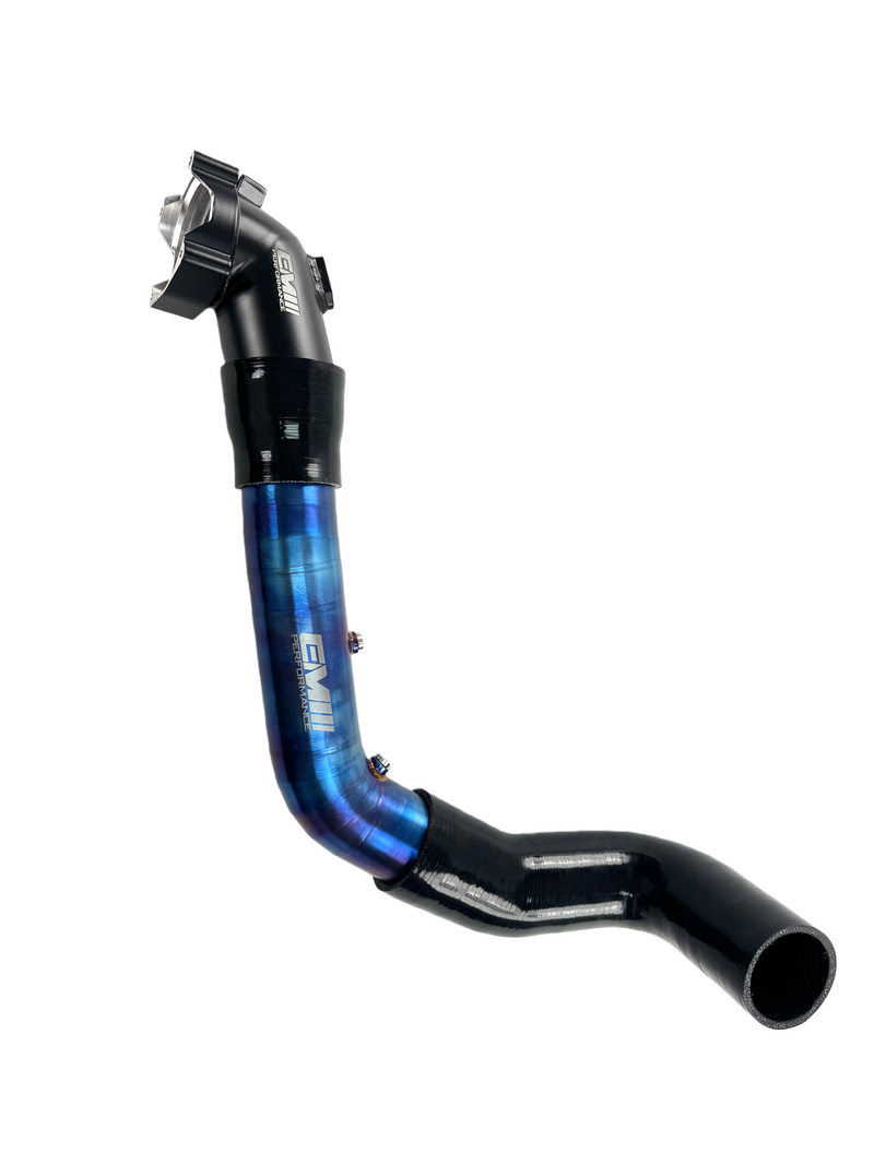Load image into Gallery viewer, EM Throttle Elbow BOV & Titanium Charge Pipe Kit For RS3/TTRS 2.5TFSI EA855 DAZA