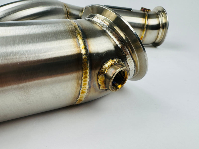 Load image into Gallery viewer, EM BMW S58 HIGH-FLOW CATS DOWNPIPES