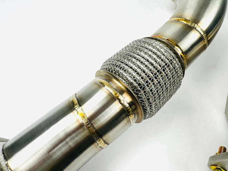 Load image into Gallery viewer, EM BMW S58 HIGH-FLOW CATS DOWNPIPES