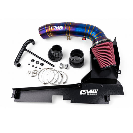 EA855 5'' Titanium Air Intake With Air Guide For Audi TTRS 8S / RS3 8V 8Y EM Performance