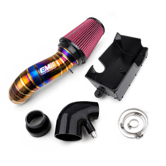 4" HIGH-GLOSS LUXURY STYLE TITANIUM AIR INTAKE KIT FOR EA888.3