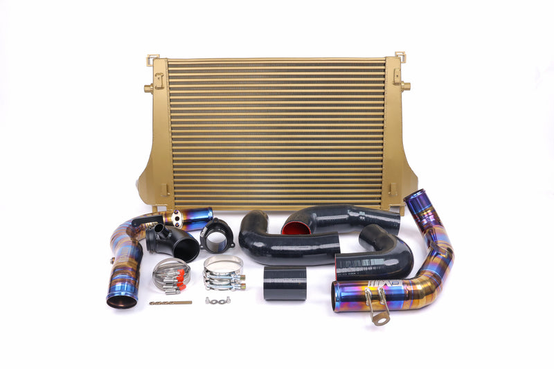 Load image into Gallery viewer, EM DIRECT FIT INTERCOOLER KIT with Turbo Charge Pipe FOR MQB MK7 MK8 2.0T
