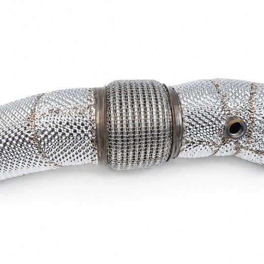 EM 4” AWD Exhaust High Flow Catless Downpipe for 2.0T MQB Platform