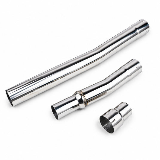 EM 3.5” Exhaust Downpipe for 1.8/2.0T MQB vehicles (High Flow CAT Optional)