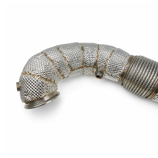 EM 4” AWD Exhaust High Flow Catless Downpipe for 2.0T MQB Platform