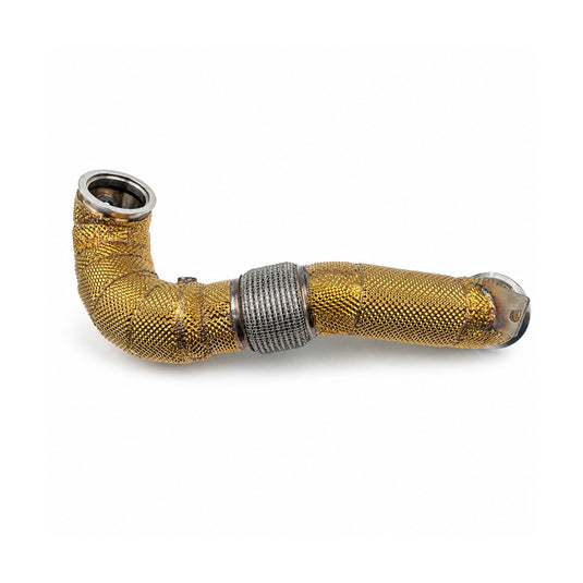EM 4” AWD Exhaust High Flow Catless Downpipe for 2.0T MQB Platform