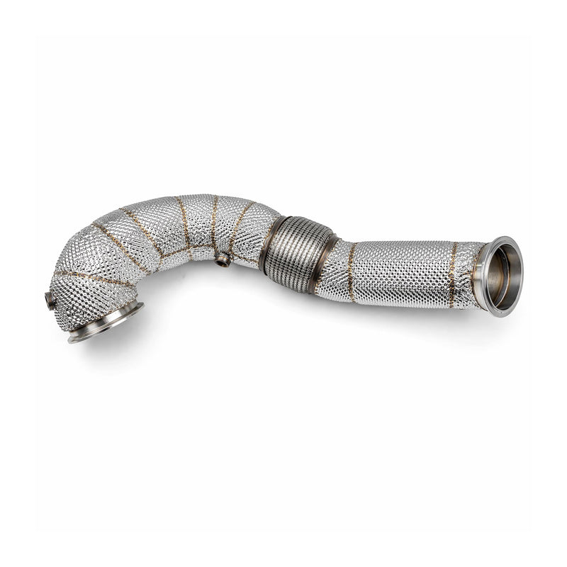 Load image into Gallery viewer, EM 4” AWD Exhaust High Flow Catless Downpipe for 2.0T MQB Platform
