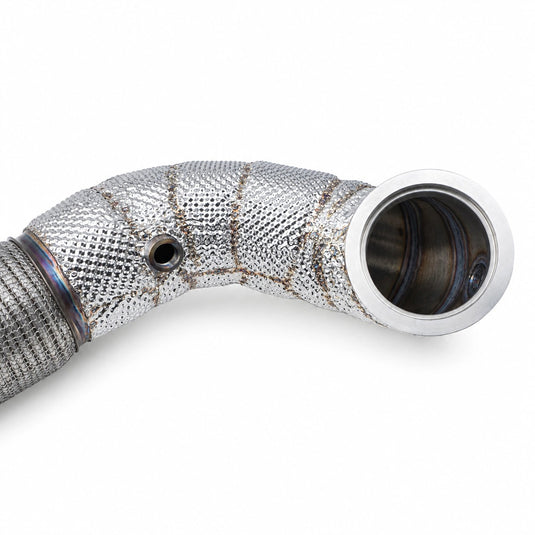 EM 4” AWD Exhaust High Flow Catless Downpipe for 2.0T MQB Platform