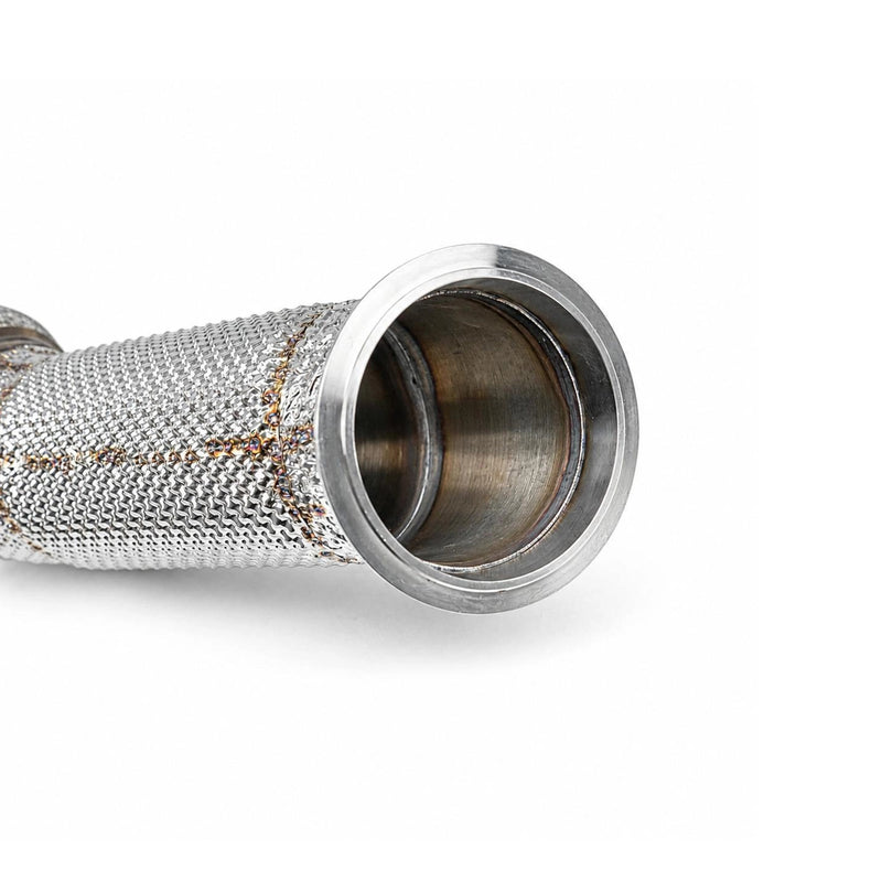 Load image into Gallery viewer, EM 4” AWD Exhaust High Flow Catless Downpipe for 2.0T MQB Platform
