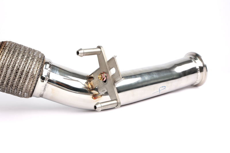 Load image into Gallery viewer, EM 4”AWD Exhaust High Flow Catless Downpipe for 2.0T MQB Platform
