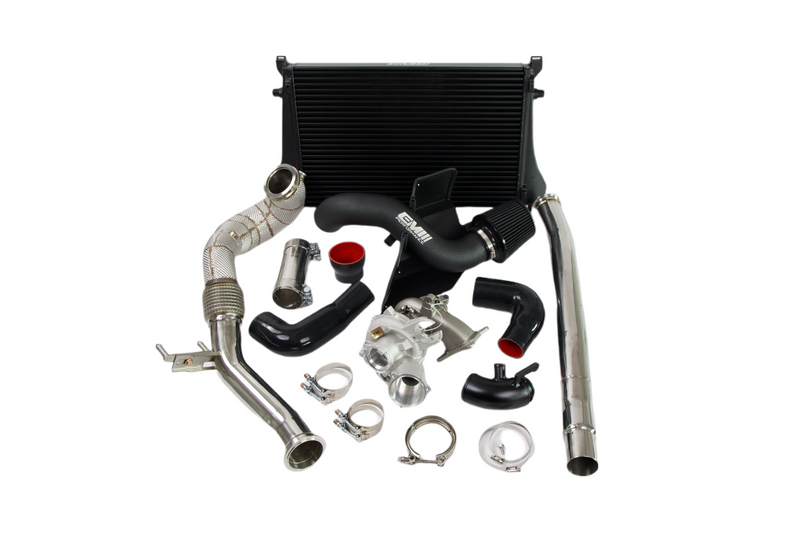 Load image into Gallery viewer, IS38,Hybrid EM25-550,EM25-660,EM30-770 TURBO KIT WITH INTERCOOLER,AIR INTAKE,DOWN PIPE FOR EA888 Gen3
