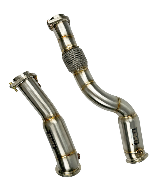 EM BMW S58 CATLESS DOWNPIPES