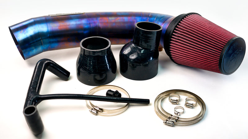 Load image into Gallery viewer, New EM  RS3/TTRS 2.5TFSI 5&quot; Titanium Intake System (EA 855）
