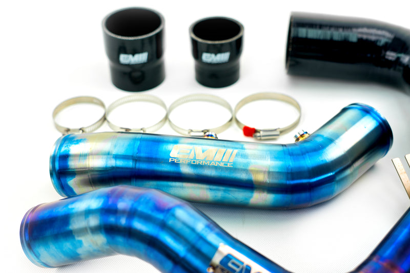 Load image into Gallery viewer, EM UPGRADE CHARGE TITANIUM PIPES FOR AUDI RS3/TTRS EA 855
