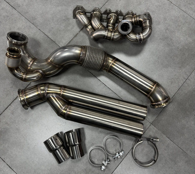 Load image into Gallery viewer, Version 2024 RS3/TTRS 2.5T EA855 Manifold With Downpipe And Midpipe-A Clearance Sale
