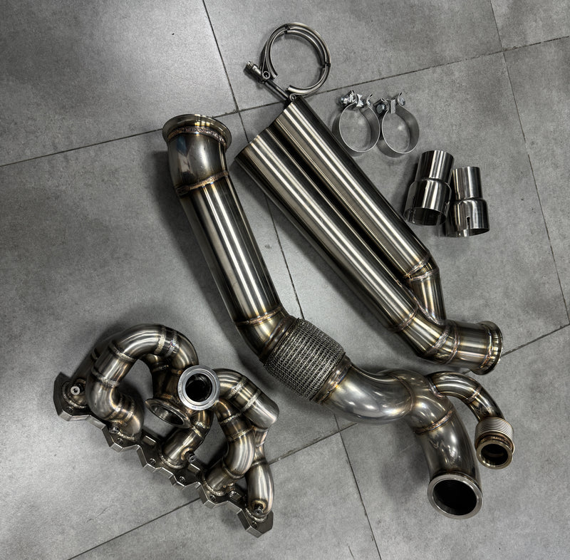 Load image into Gallery viewer, Version 2024 RS3/TTRS 2.5T EA855 Manifold With Downpipe And Midpipe-A Clearance Sale
