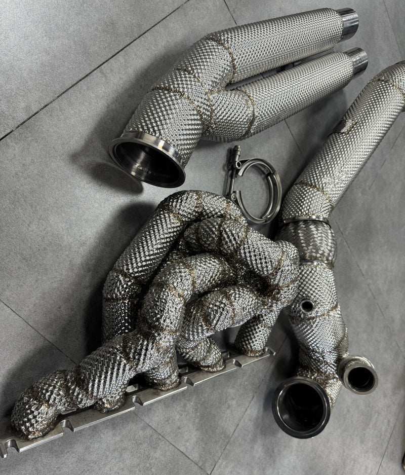 Load image into Gallery viewer, Version 2024 RS3/TTRS 2.5T EA855 Manifold With Downpipe And Midpipe-A Clearance Sale
