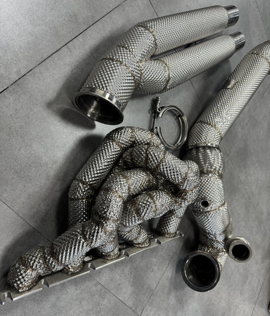 Version 2024 RS3/TTRS 2.5T EA855 Manifold With Downpipe And Midpipe-A Clearance Sale