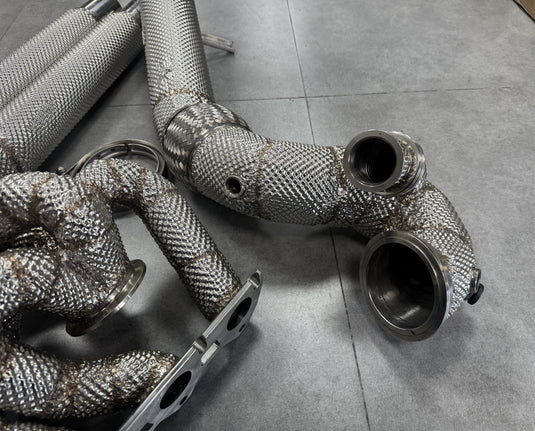 Version 2024 RS3/TTRS 2.5T EA855 Manifold With Downpipe And Midpipe-A Clearance Sale