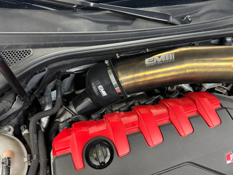 Load image into Gallery viewer, New EM  RS3/TTRS 2.5TFSI 5&quot; Titanium Intake System (EA 855）
