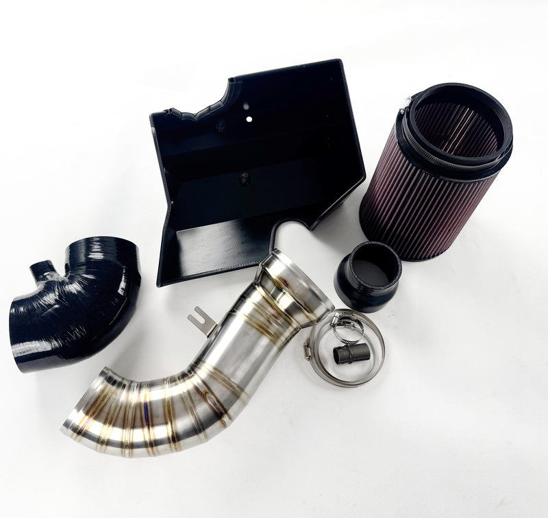 Load image into Gallery viewer, 4&#39;&#39; TITANIUM AIR INTAKE KIT FOR EA888.3
