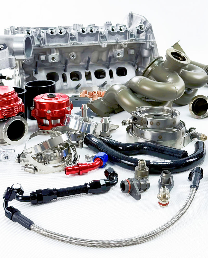 Load image into Gallery viewer, EM™ Full Frame Turbo Kit &amp; 4 Port Engine Head For EA888 Gen3
