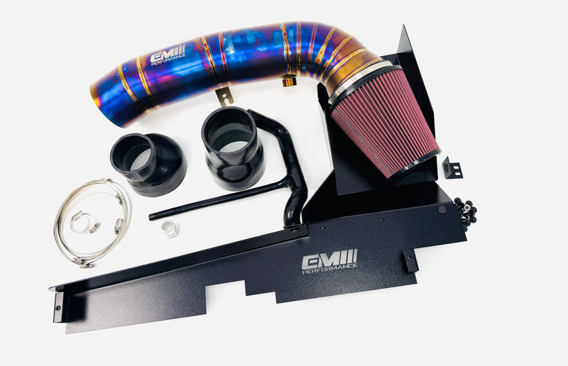 Load image into Gallery viewer, EM™ 5'' Titanium Air Intake With Air Guide For Audi TTRS 8S / RS3 8V 8Y

