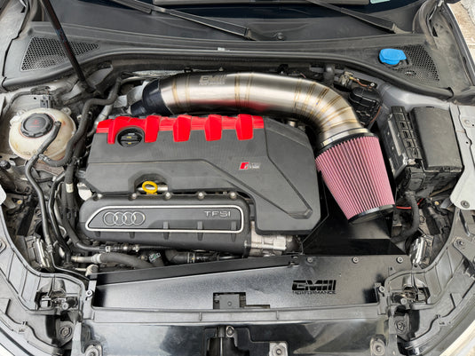 EM™ 5'' Titanium Air Intake With Air Guide For Audi TTRS 8S / RS3 8V 8Y