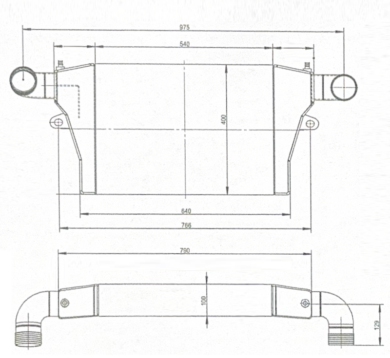 Load image into Gallery viewer, EM Large-Sized Front Mount Intercooler(FMIC) For EA855 2.5TFSI RS3/TTRS –Support 2000HP
