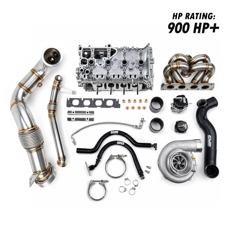 Load image into Gallery viewer, T3‑Sized EM6266 EM6466 EM6870 NG Turbo Kit For 4‑Port Cylinder Head EA888 Gen3
