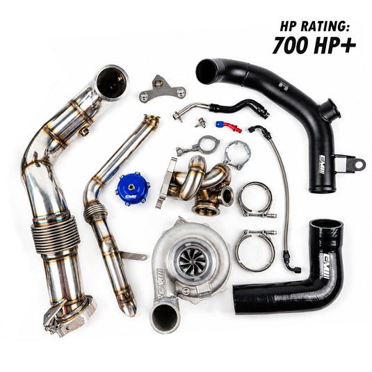 EM T3 V Band Reverse Rotation Turbo Kit For MQB 2 Port Engine Head