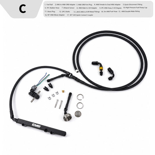 Ethanol Sensor & MPI Fuel Rail Conversion Kit For MQB EA888.3 V2