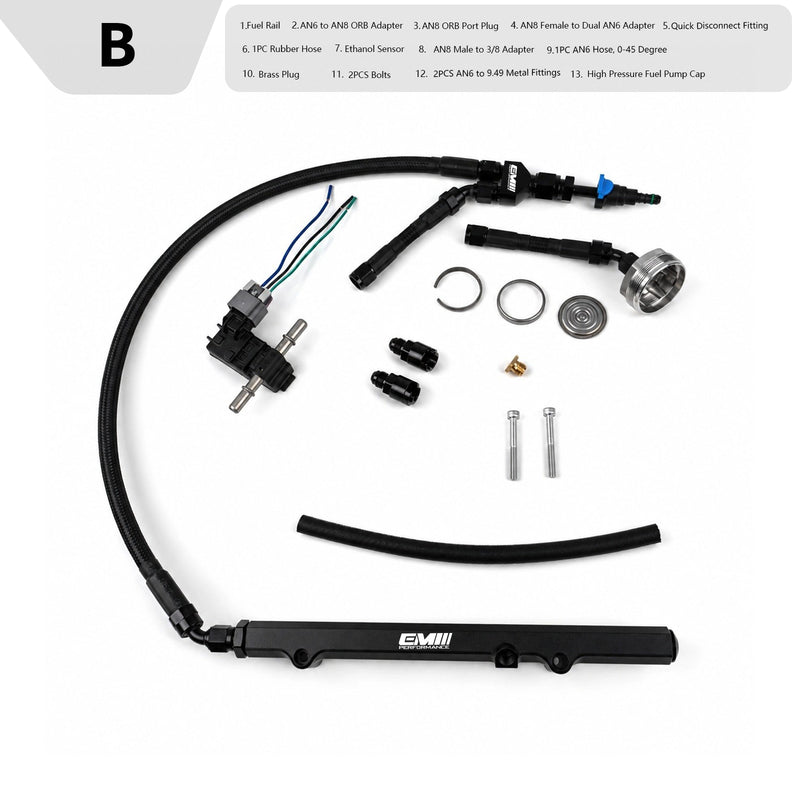 Load image into Gallery viewer, Ethanol Sensor &amp; MPI Fuel Rail Conversion Kit For MQB EA888.3 V2
