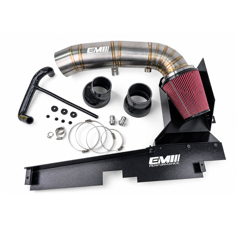 Load image into Gallery viewer, EA855 5'' Titanium Air Intake With Air Guide For Audi TTRS 8S / RS3 8V 8Y EM Performance

