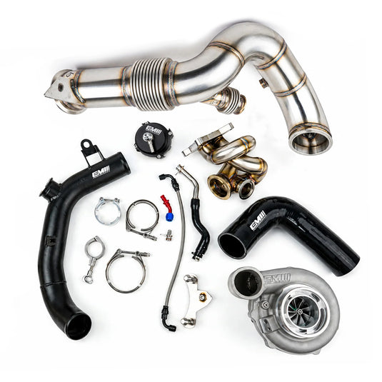 EM T3 V Band Reverse Rotation Turbo Kit For MQB 2 Port Engine Head