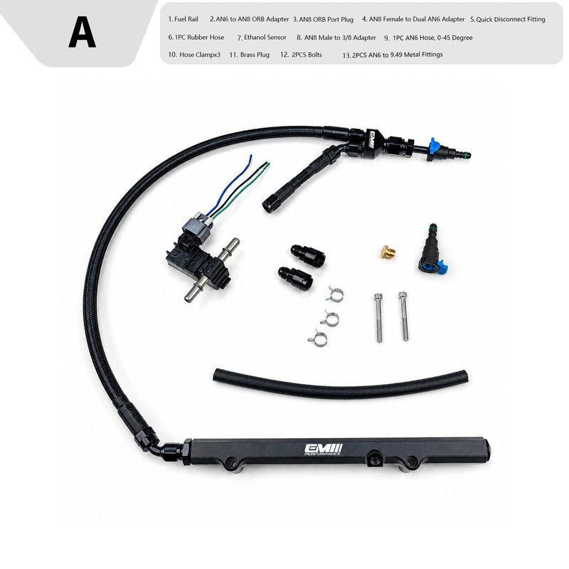 Load image into Gallery viewer, Ethanol Sensor &amp; MPI Fuel Rail Conversion Kit For MQB EA888.3 V2
