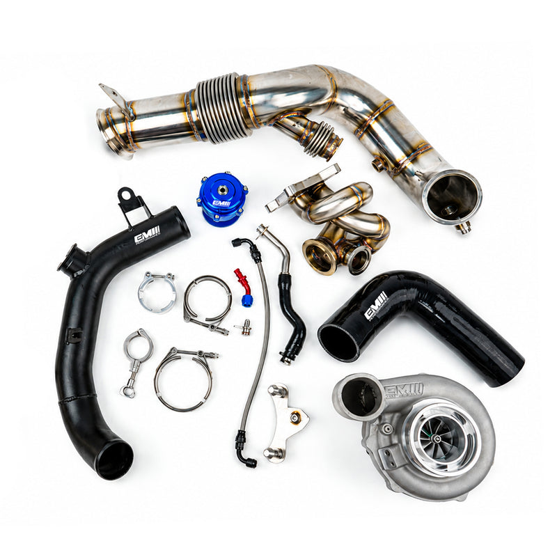 Load image into Gallery viewer, EM T3 V Band Reverse Rotation Turbo Kit For MQB 2 Port Engine Head
