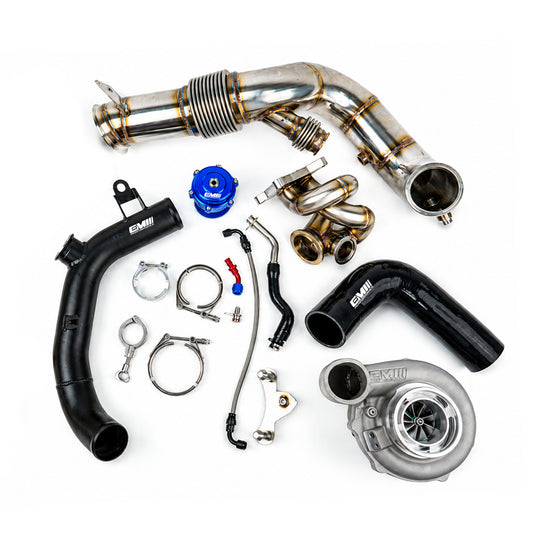 EM T3 V Band Reverse Rotation Turbo Kit For MQB 2 Port Engine Head