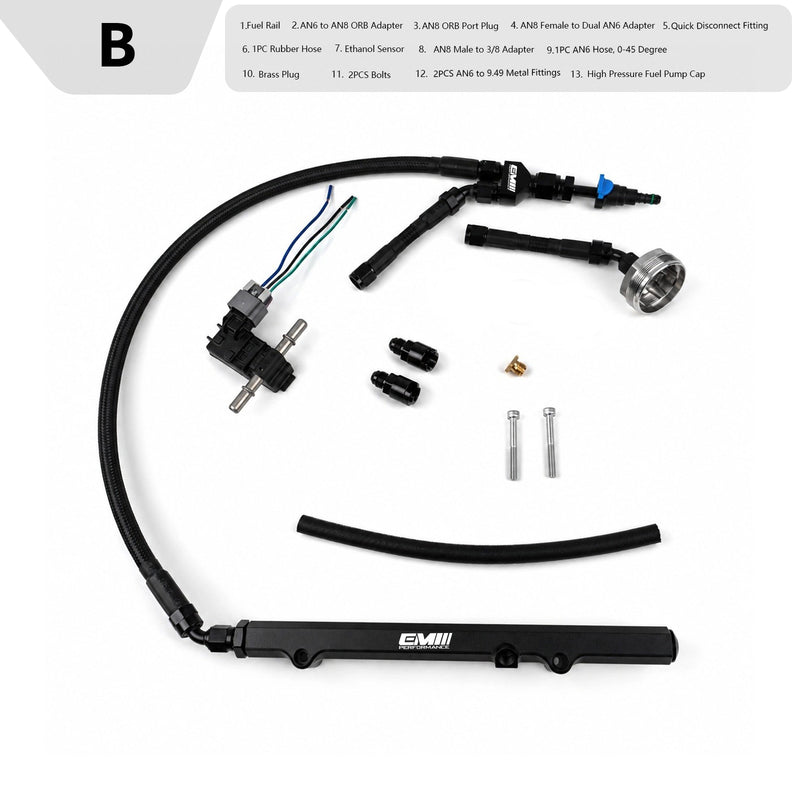 Load image into Gallery viewer, Ethanol Sensor &amp; MPI Fuel Rail Conversion Kit For MQB EA888.3 V2
