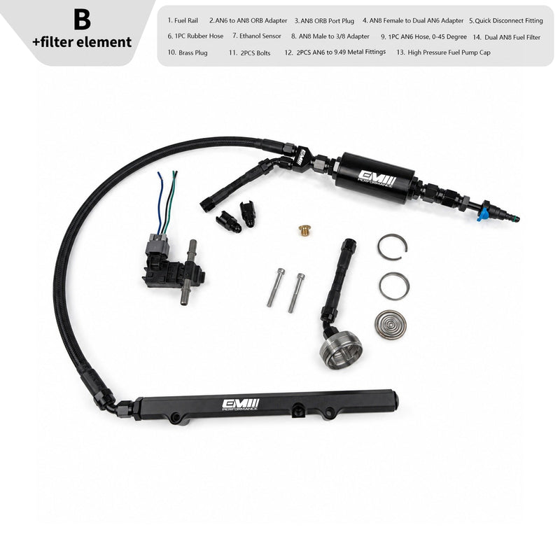 Load image into Gallery viewer, Ethanol Sensor &amp; MPI Fuel Rail Conversion Kit For MQB EA888.3 V2

