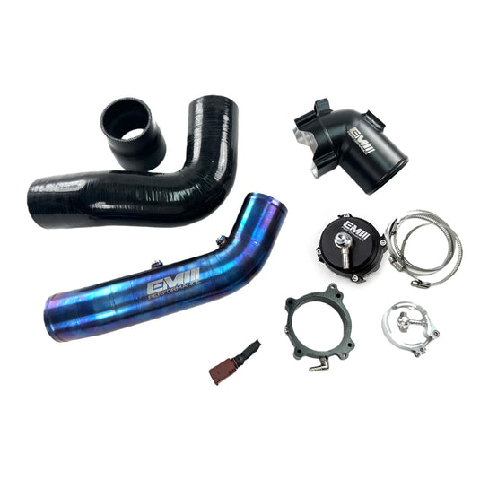 EM Throttle Elbow BOV & Titanium Charge Pipe Kit For RS3/TTRS 2.5TFSI EA855 DAZA